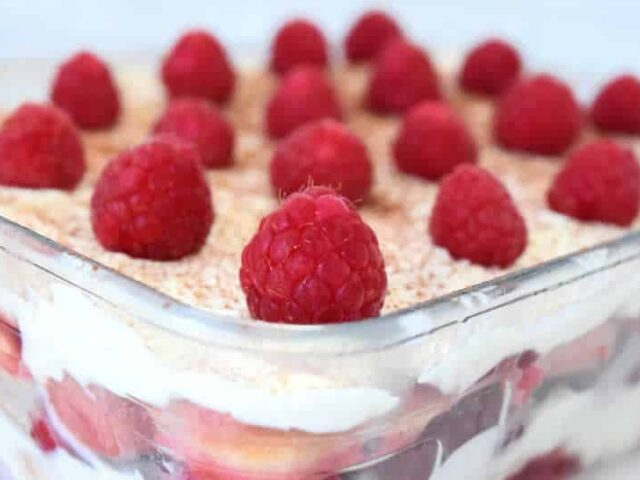 Tiramisu aux framboises au Thermomix