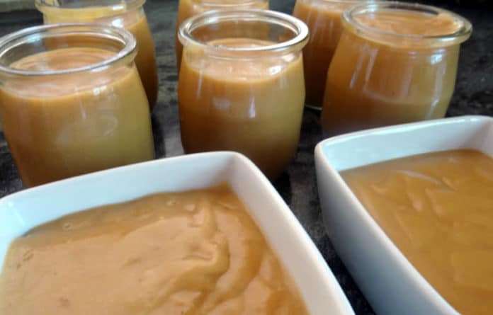Crème danette au caramel