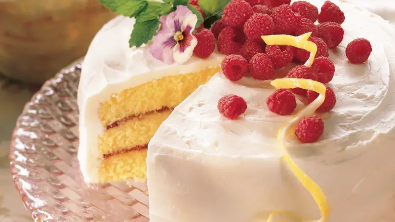 Gâteau à la vanille et aux framboises au thermomix