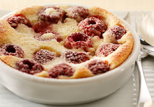 Clafoutis aux framboises au Thermomix