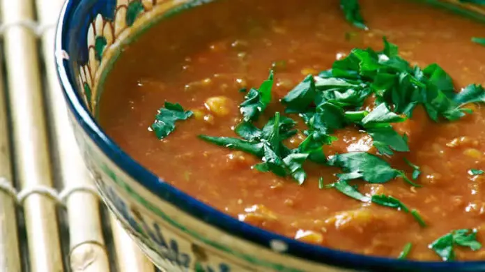 Crème de lentilles corail curry coco