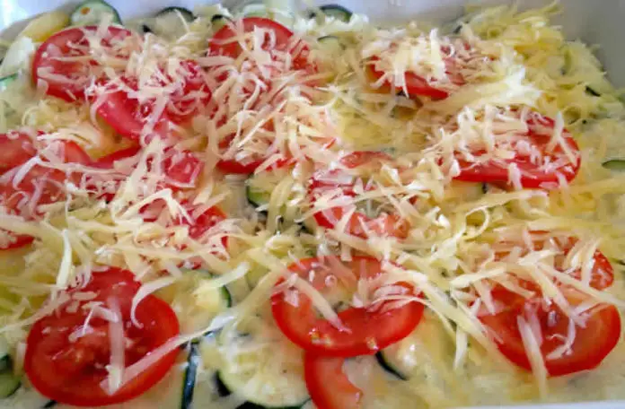 Gratin de légumes à l'emmental