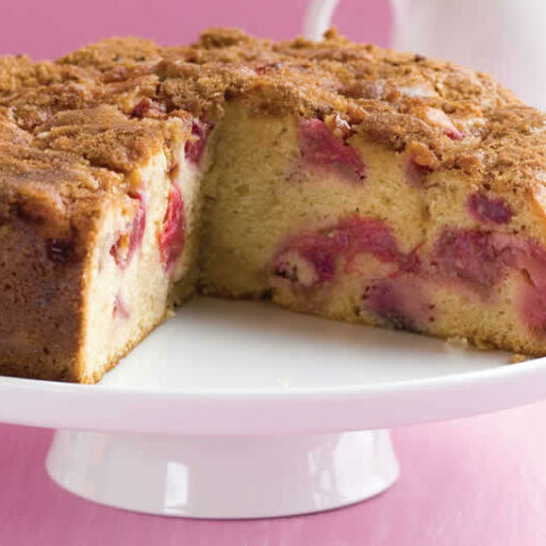 Gâteau à la rhubarbe