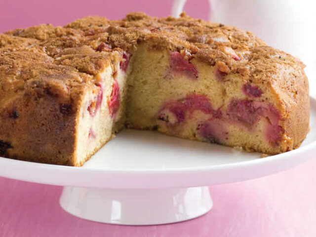 Gâteau à la rhubarbe