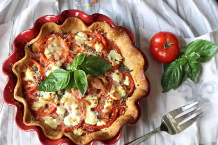 Tarte tomate & chèvre