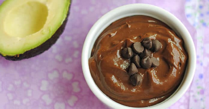 dessert crème avocat nutella