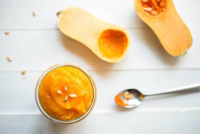 purée de courge butternut