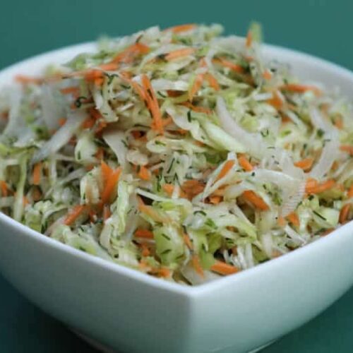 salade de chou blanc et carottes
