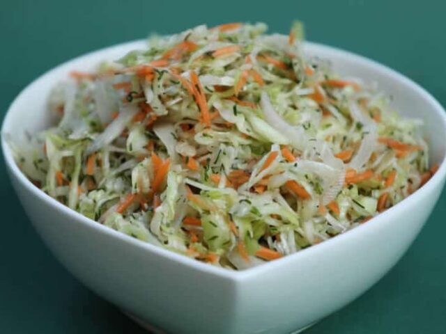 Salade de chou blanc et carottes