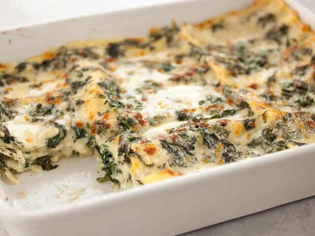 Lasagnes aux épinards au Thermomix