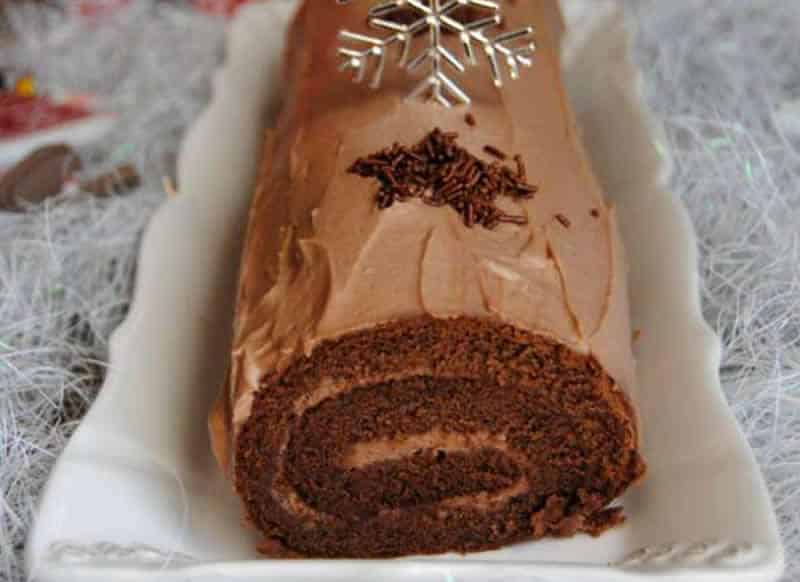 Buche Au Chocolat Pralinee Au Thermomix Recette Noel