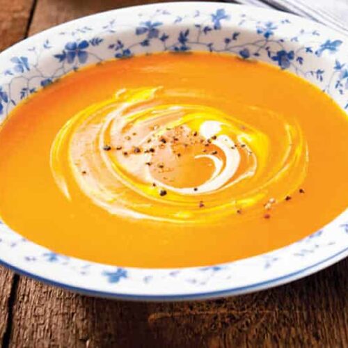 Velouté de patate douce et marron au Thermomix
