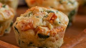 Muffins à la mozzarella et Poivrons au thermomix