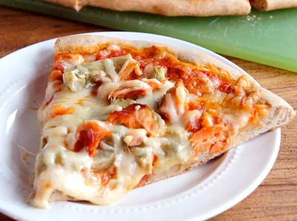 Pizza au saumon fumé au thermomix
