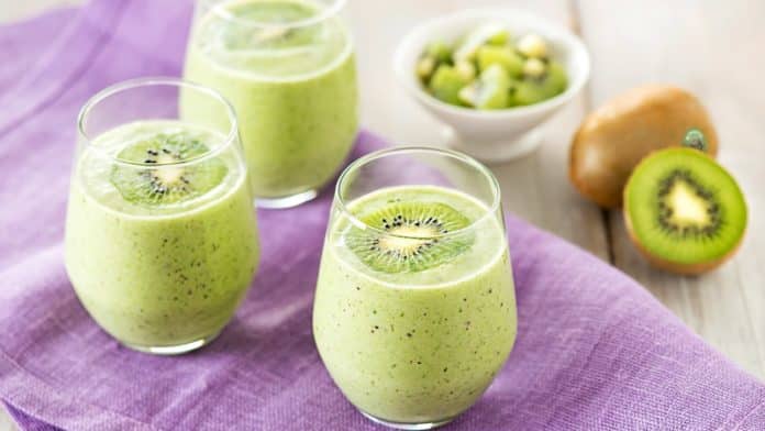 smoothie au kiwi et gingembre