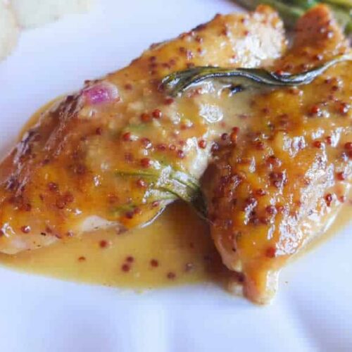 Blanc de poulet sauce moutarde au thermomix