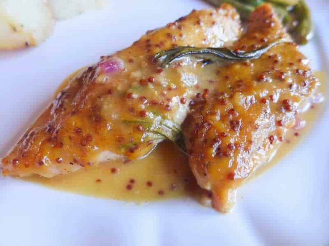 Blanc de poulet sauce moutarde au Thermomix