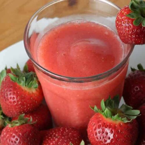 Jus de Fruit aux Fraises au thermomix