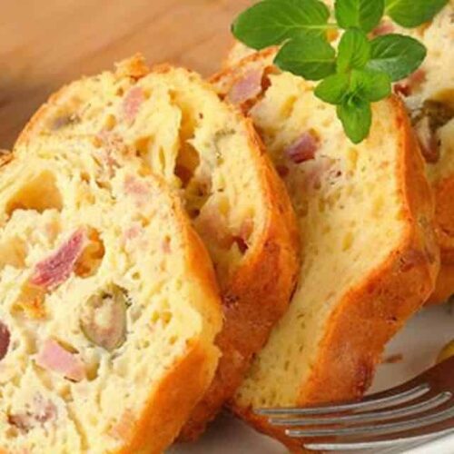 Cake jambon et olives au thermomix