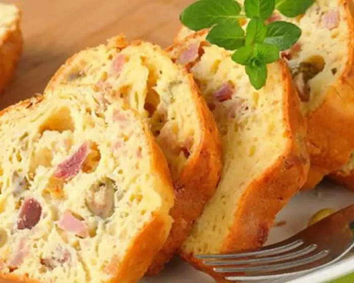 Cake jambon et olives au thermomix