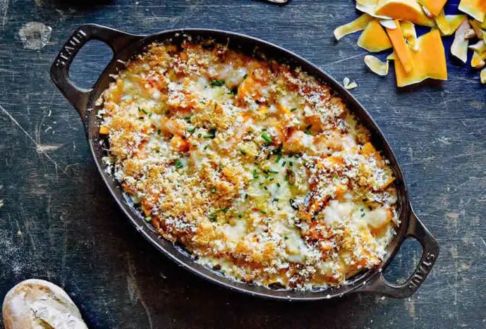 Gratin de courge butternut au thermomix : Fusion de Saveurs Crémeuses