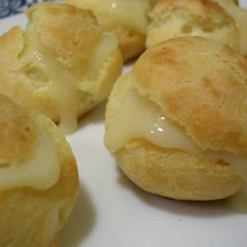 Petits Choux à la crème pâtissière au thermomix