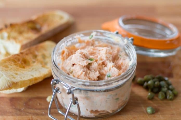 Rillettes aux deux saumons au thermomix