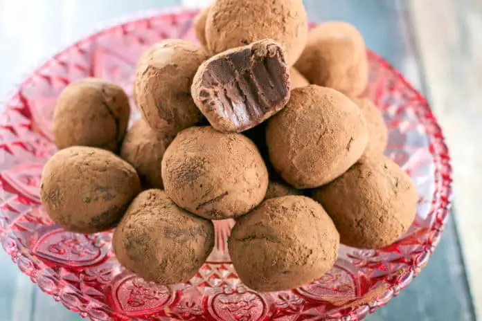 Truffes au chocolat de Noël au Thermomix