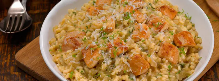 Risotto poulet au thermomix.