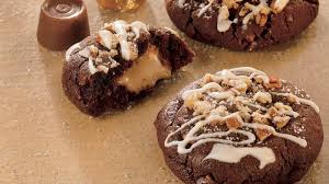 Biscuits au chocolat fourrés crème à la vanille au thermomix