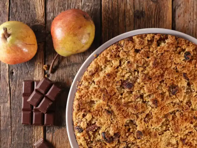 Crumble pommes et chocolat au Thermomix