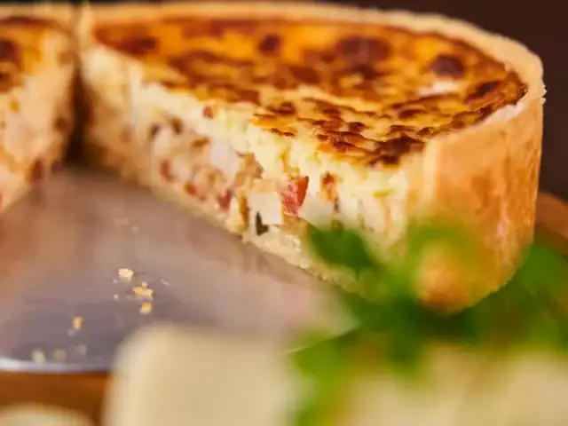 Quiche au saumon fumé et aux champignons au Thermomix