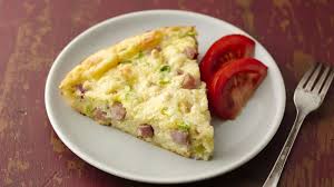 Quiche sans pâte aux lardons et poireaux au thermomix