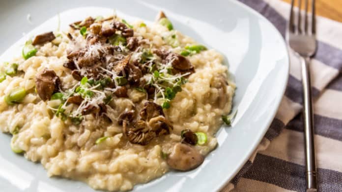 Risotto aux cèpes et aux noisettes au thermomix