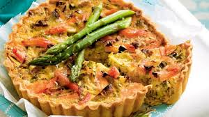 Tarte aux poireaux et saumon fumé au thermomix