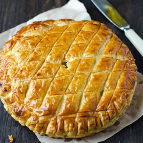 Tourte au potiron et lardons au thermomix