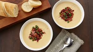 Velouté de haricots blancs aux lardons au thermomix