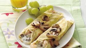 Crèpes salées farcis au champignon WW