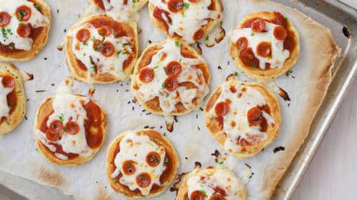 Mini pizzas apéritives au thermomix