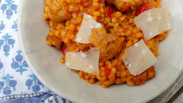 Risotto au poulet et tomate au thermomix