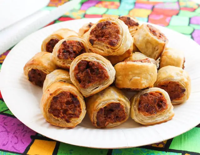 Roulés feuilletés au chorizo au Thermomix