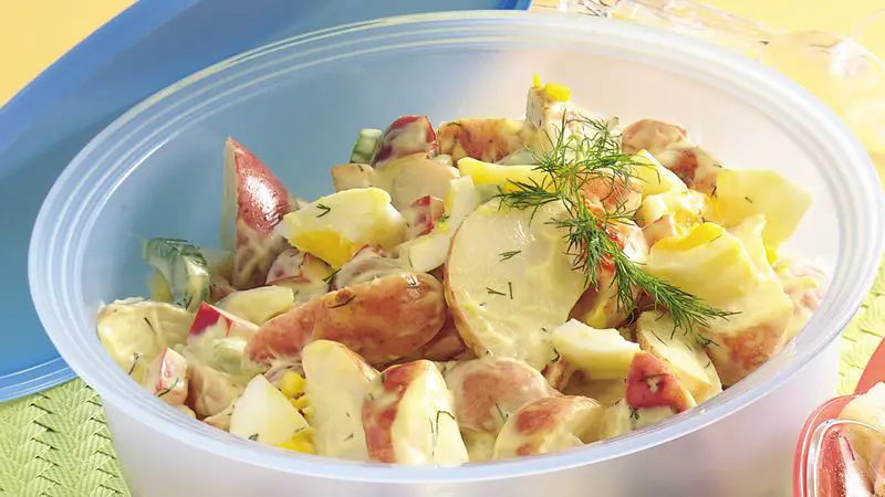 Salade de pommes de terre au saumon au thermomix