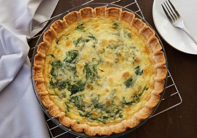 Tarte saumon épinards au Thermomix