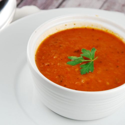 Velouté tomates et poireaux au Thermomix