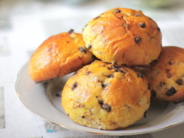 Brioche de Noël aux Pépites de Chocolat au Thermomix