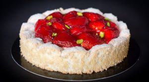 Dacquoise aux fraises au Thermomix