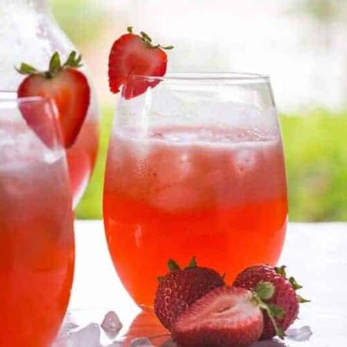 Cocktail de Vodka à la fraise au thermomix