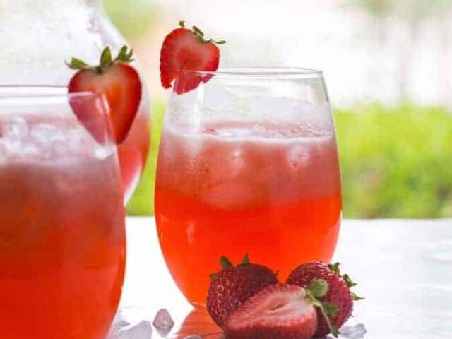 Cocktail de Vodka à la fraise au Thermomix