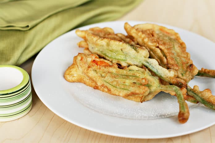 Beignets de fleurs de courgettes au Thermomix