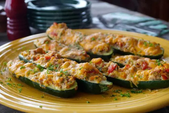 Courgettes Farcies au Thon Weight watchers